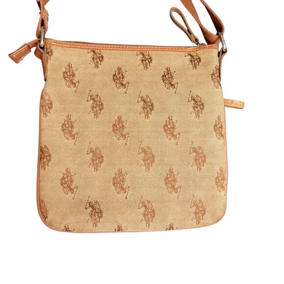 Bag U S Polo Assn Signature Neutral Tan Crossbody Bag - Picture 4 of 9